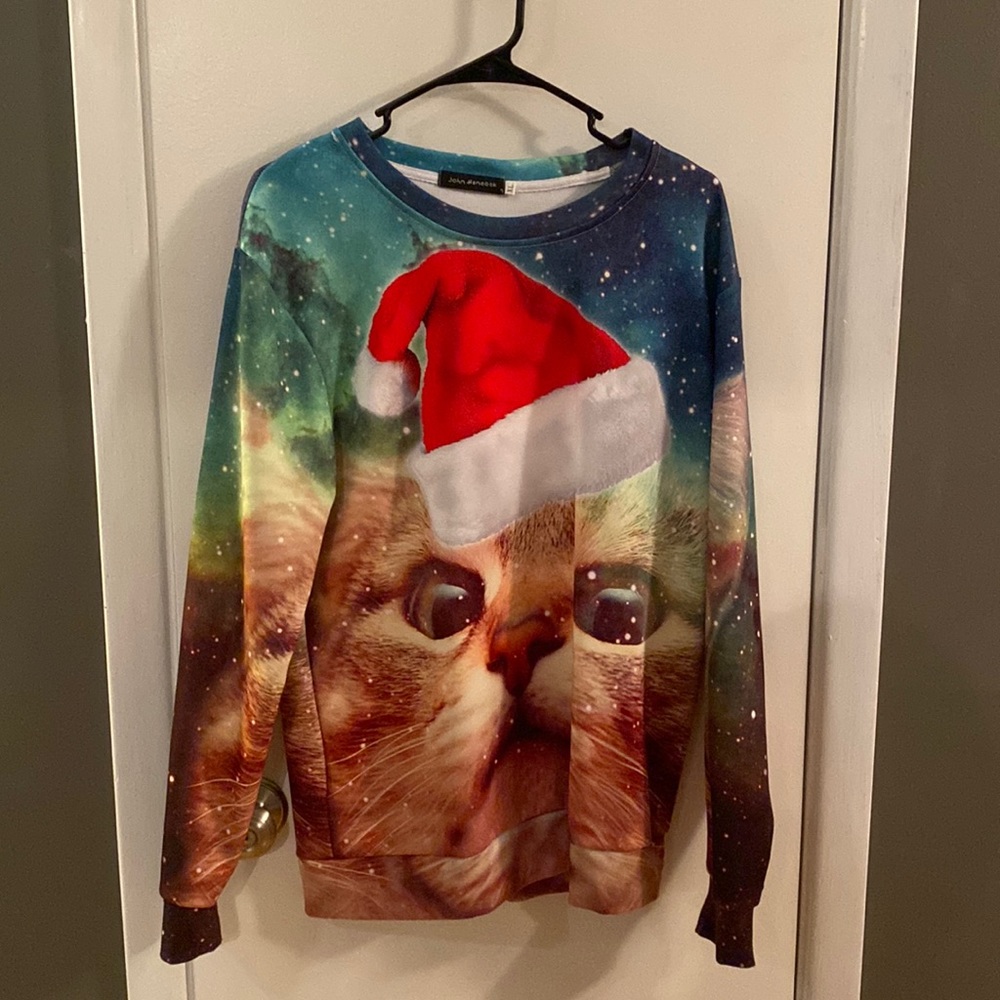 Cat Ugly Christmas Sweater
